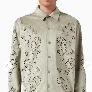 Kith Follow Isaac Button-down Shirt in Microsuede